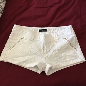 Express Studded Jean Shorts